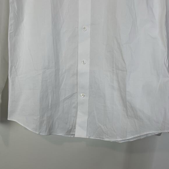 J. Crew Factory Crewcuts Boys' Long Sleeve Flex Thompson Shirt White Sz 16 J5099 - Picture 5 of 8